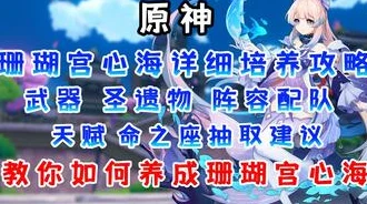 惊喜揭秘！珊瑚宫心海角色全面培养攻略，顶级养成阵容推荐及隐藏技巧曝光